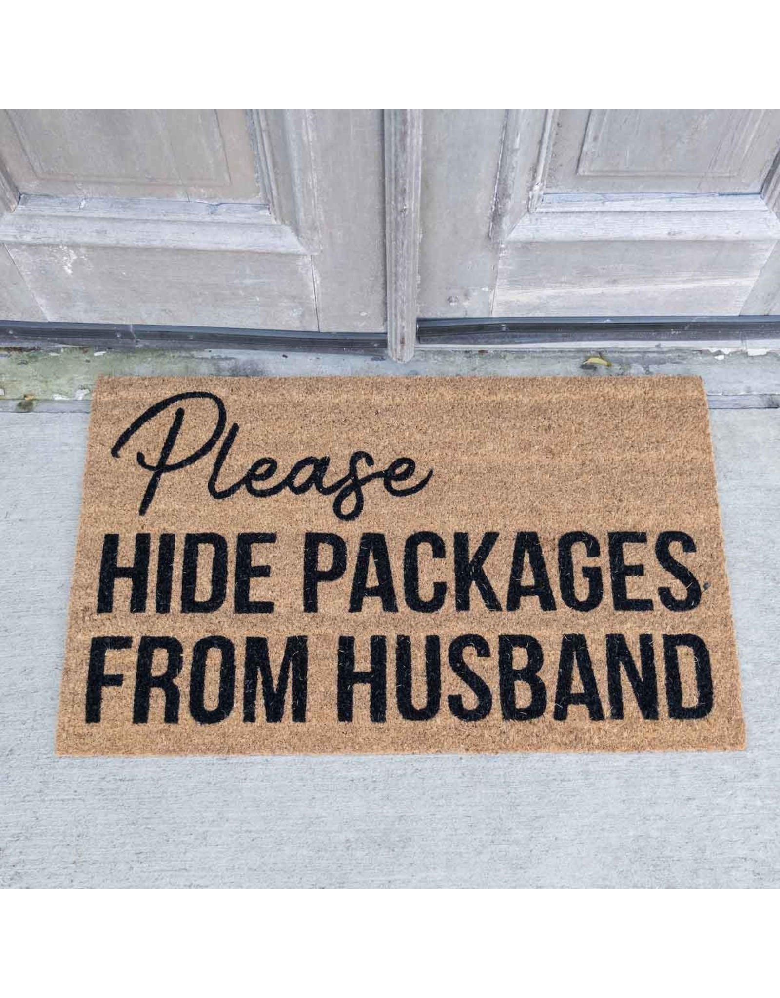The Royal Standard Hide The Packages Coir Doormat