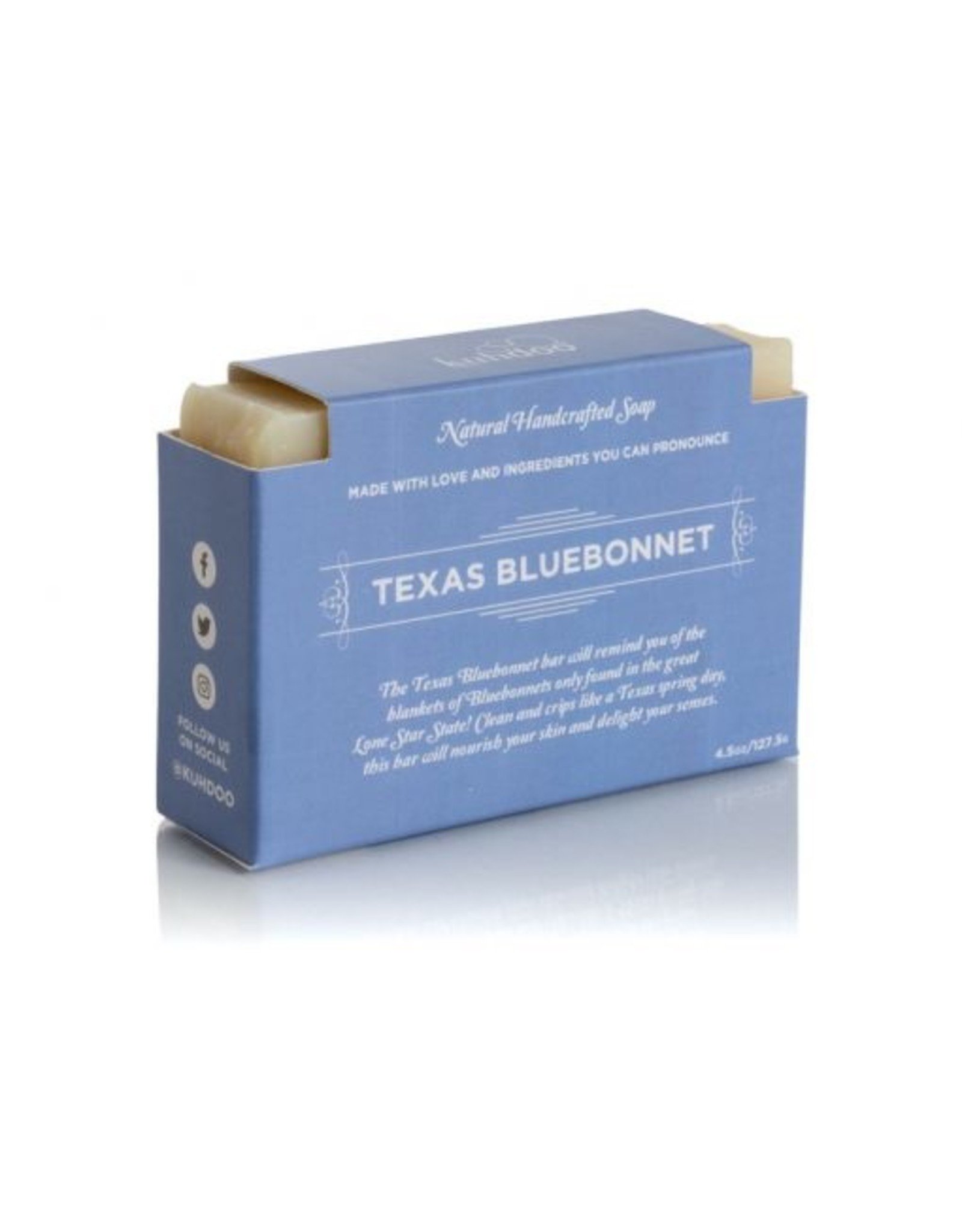 Kuhdoo Soap Texas Bluebonnet Bar Soap