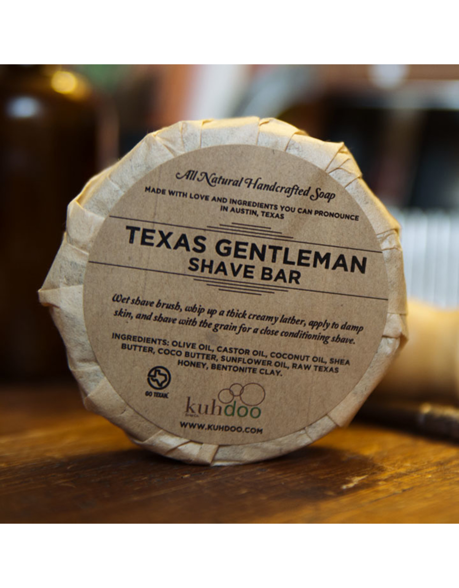 Kuhdoo Soap Texas Gentleman Wet Shave Bar