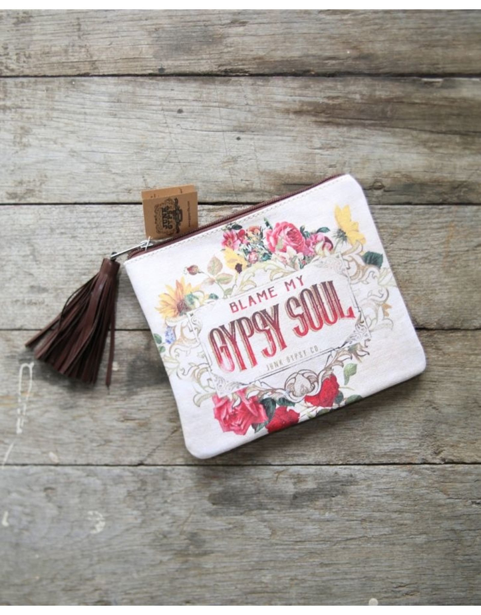 Blame My Gypsy Soul Zip Pouch