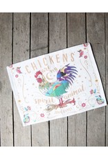 Chicken Spirit Tea Towel