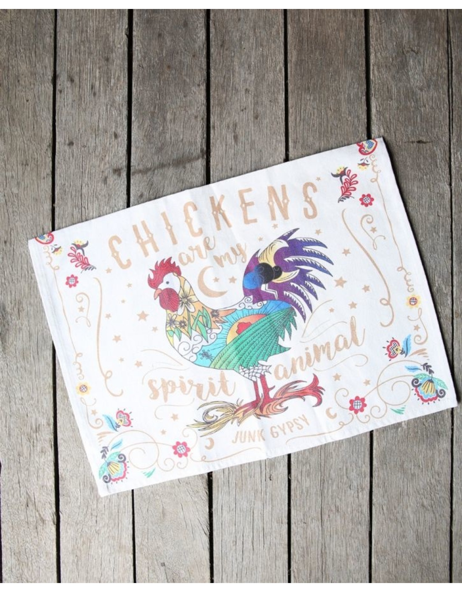 Chicken Spirit Tea Towel