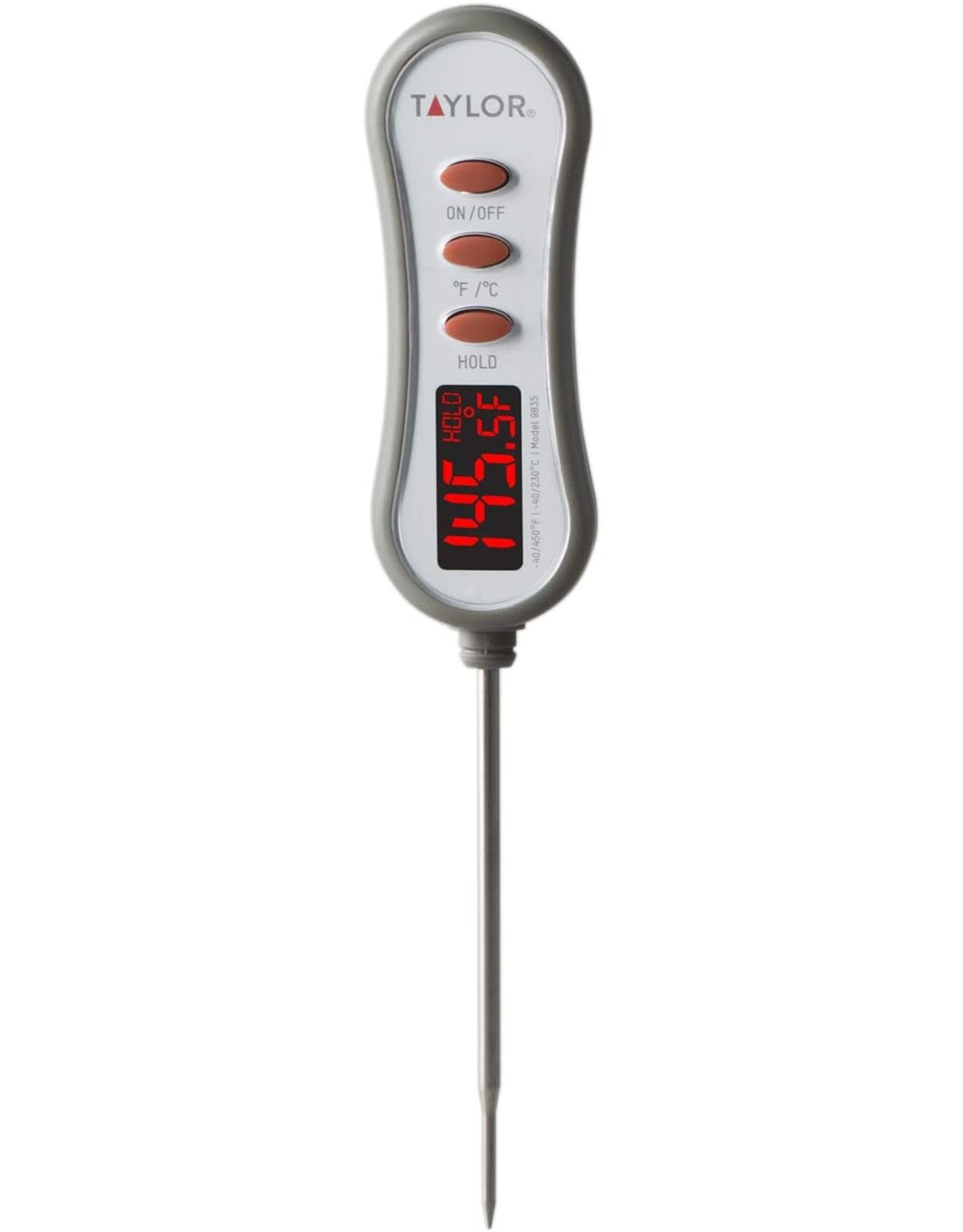 TY Red LED Thermometer OSH Grey