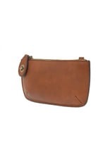 Dark Maple Mini Crossbody Wristlet Clutch