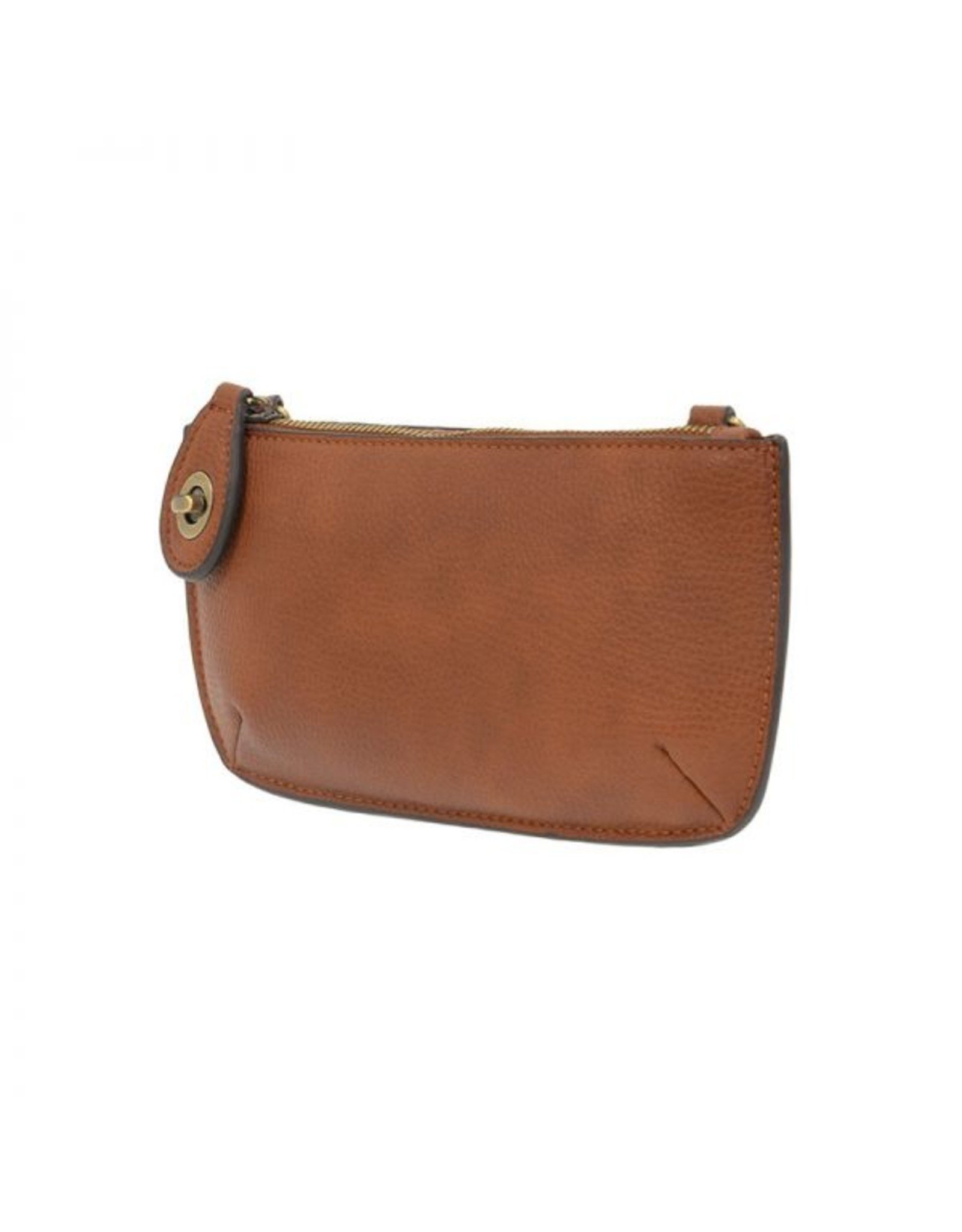 Dark Maple Mini Crossbody Wristlet Clutch