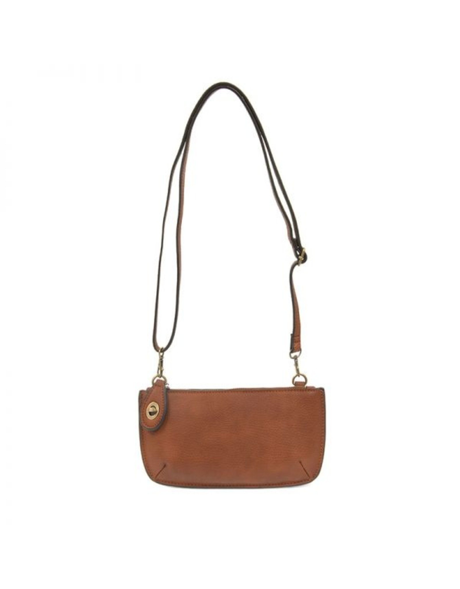 Dark Maple Mini Crossbody Wristlet Clutch