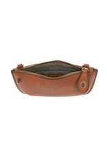 Dark Maple Mini Crossbody Wristlet Clutch