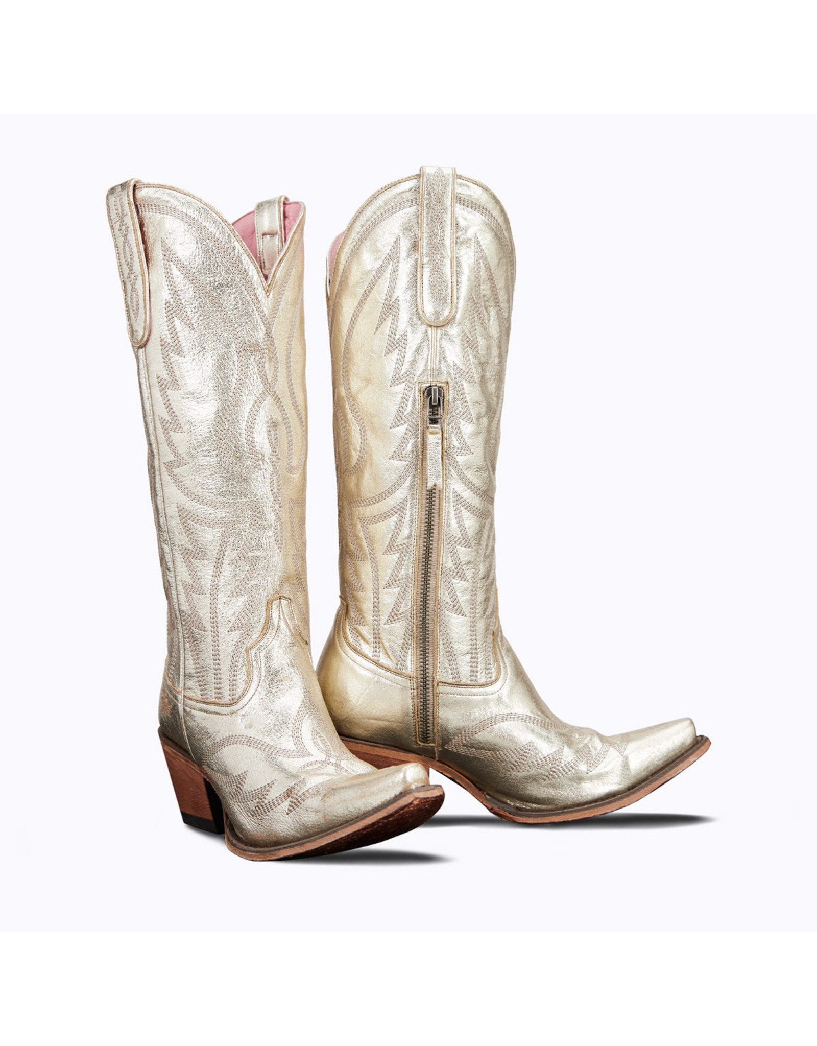 Junk Gypsy Nighthawk Boots Champagne Metallic