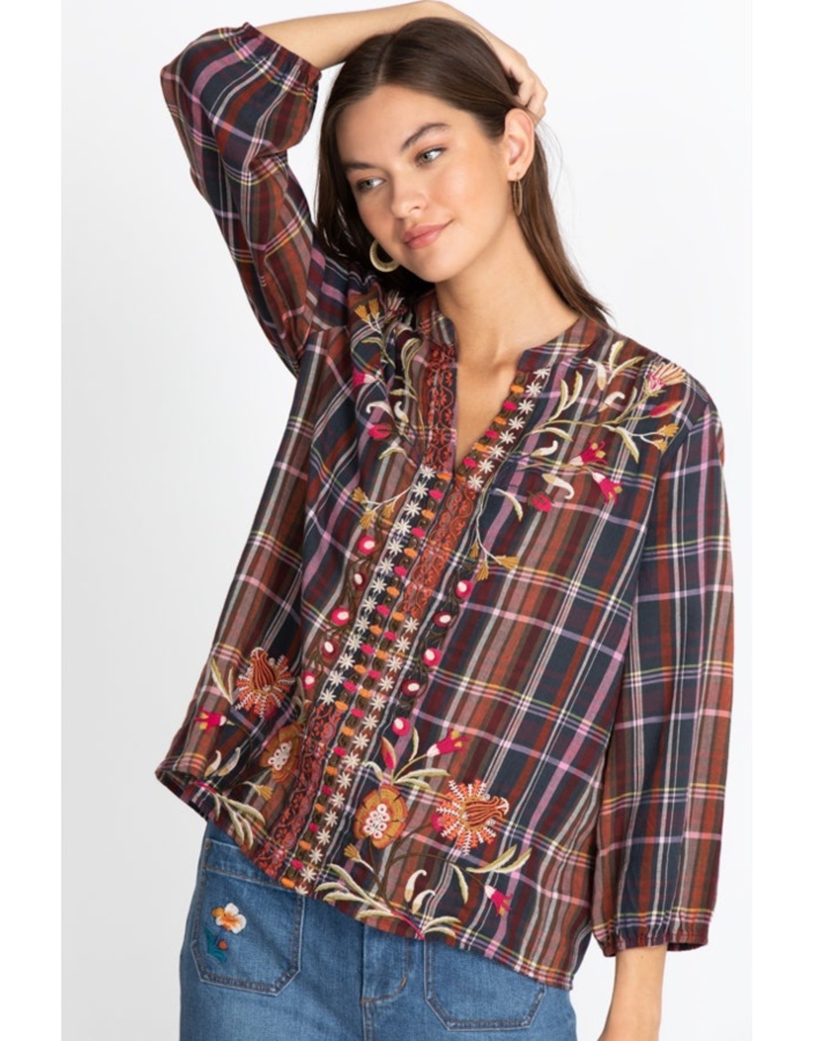 Johnny Was Rosalva Paris Effortless Blouse - Blanton-Caldwell