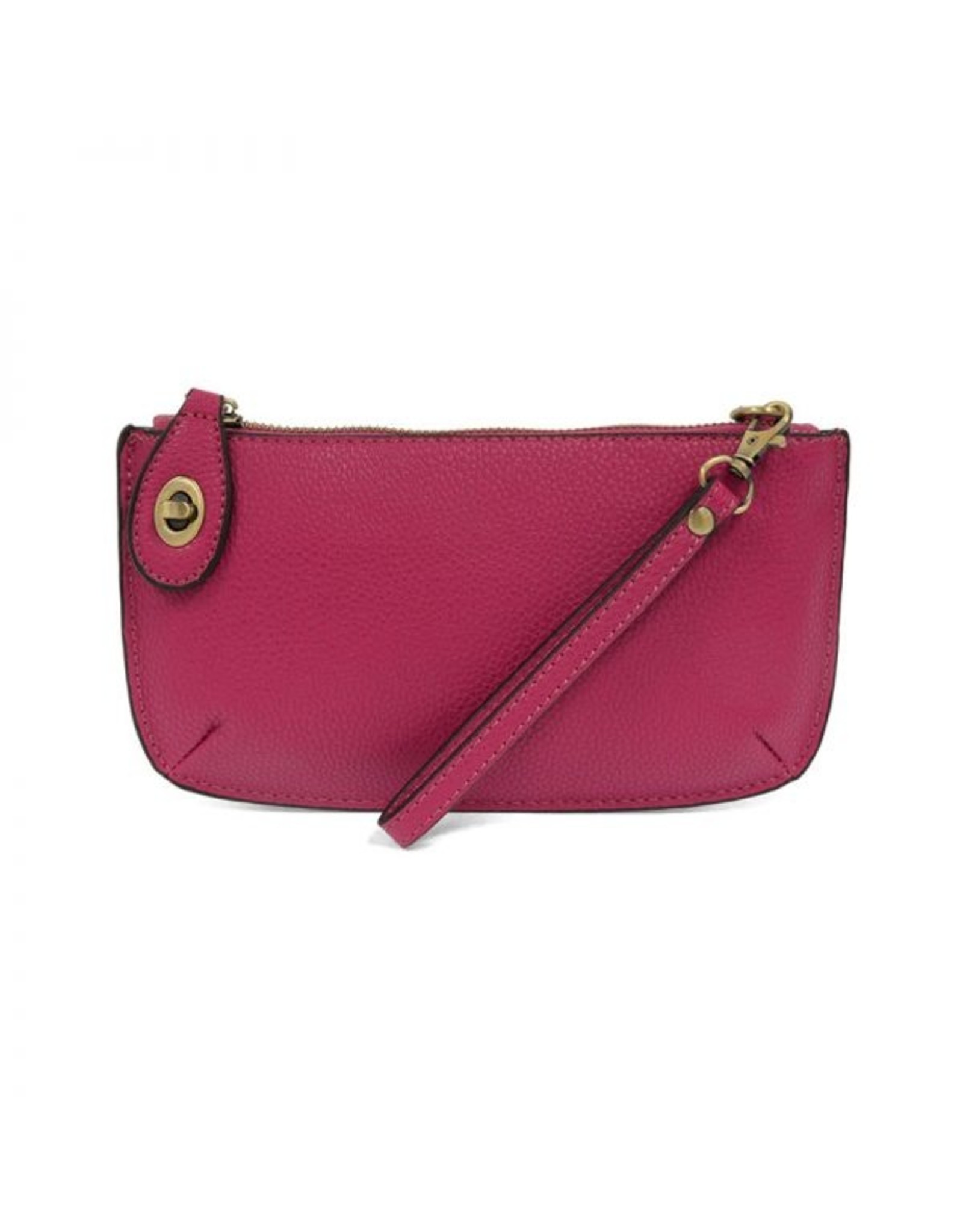 Fuchsia Mini Crossbody Wristlet Clutch