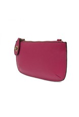 Fuchsia Mini Crossbody Wristlet Clutch