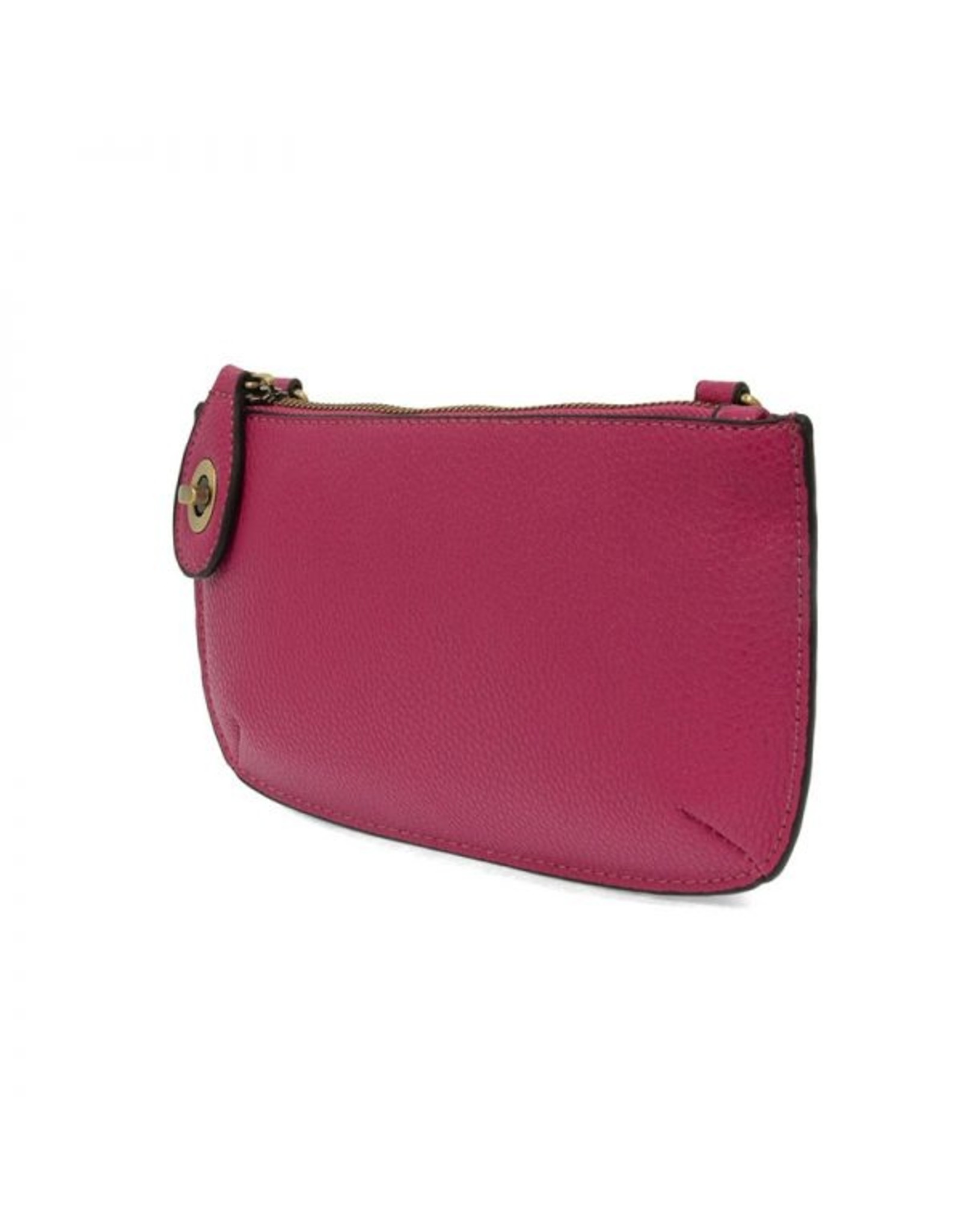 Fuchsia Mini Crossbody Wristlet Clutch