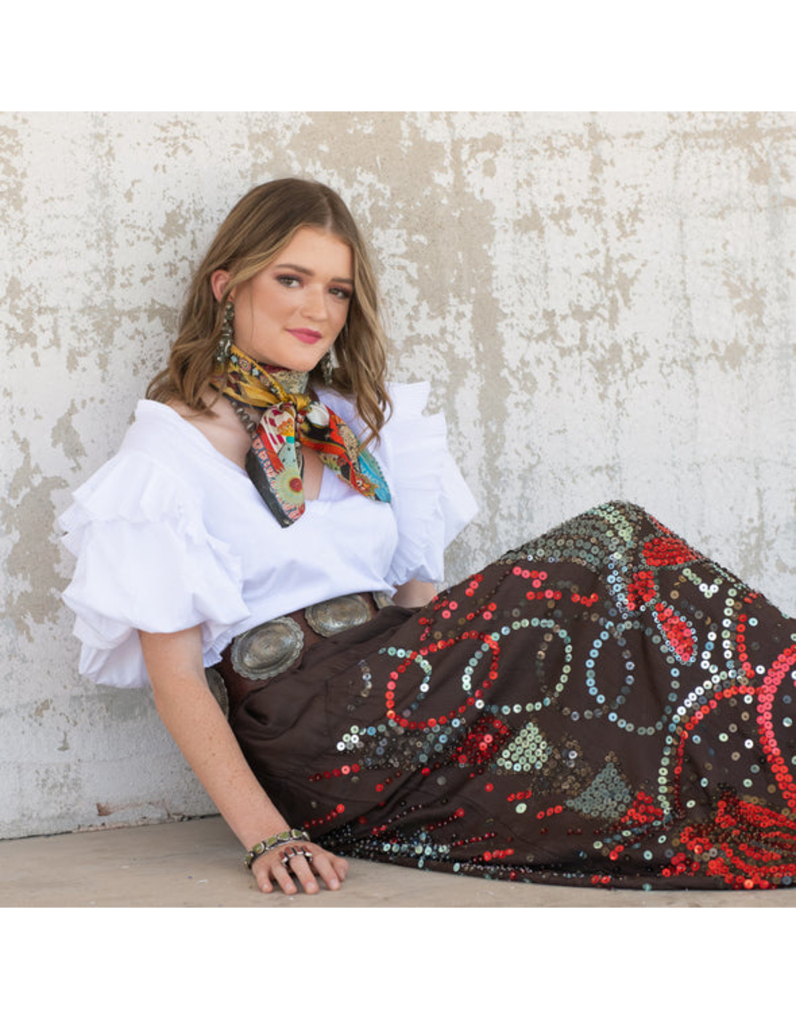 Fringe Scarves Fringe Santa of the South Shorty