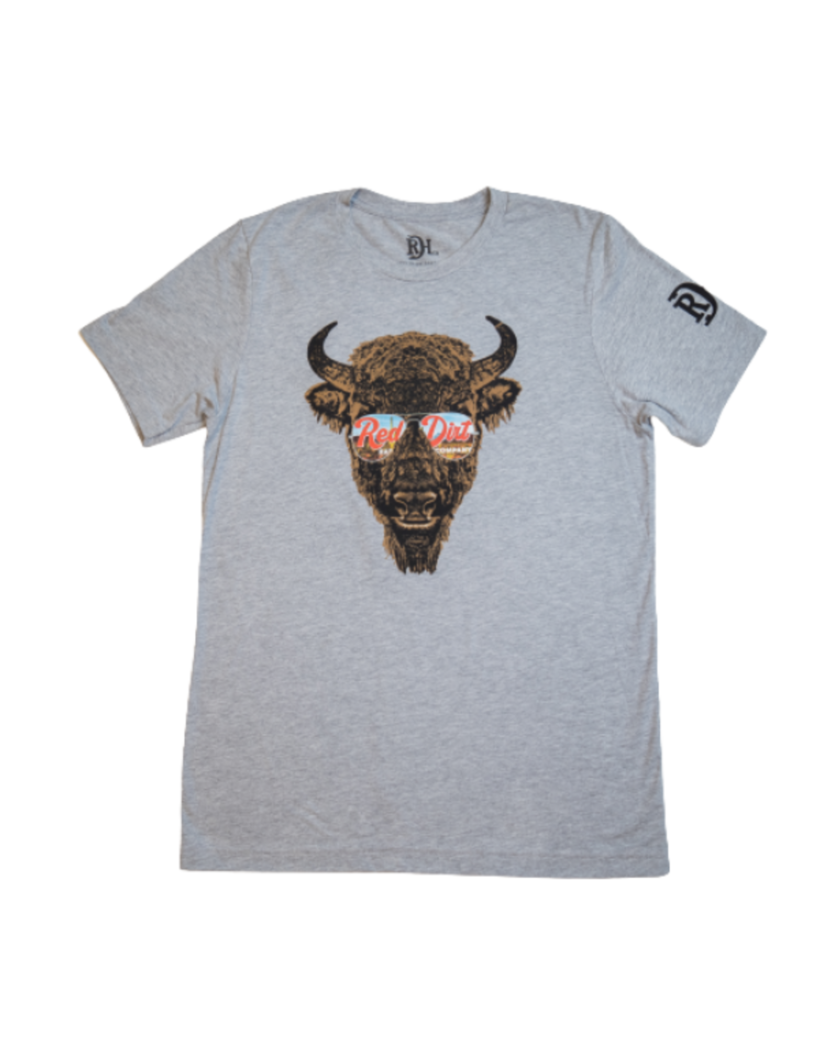 Red Dirt Designs Red Dirt Hat Co. Aviator Bison T-Shirt