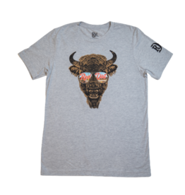 Red Dirt Designs Red Dirt Hat Co. Aviator Bison T-Shirt