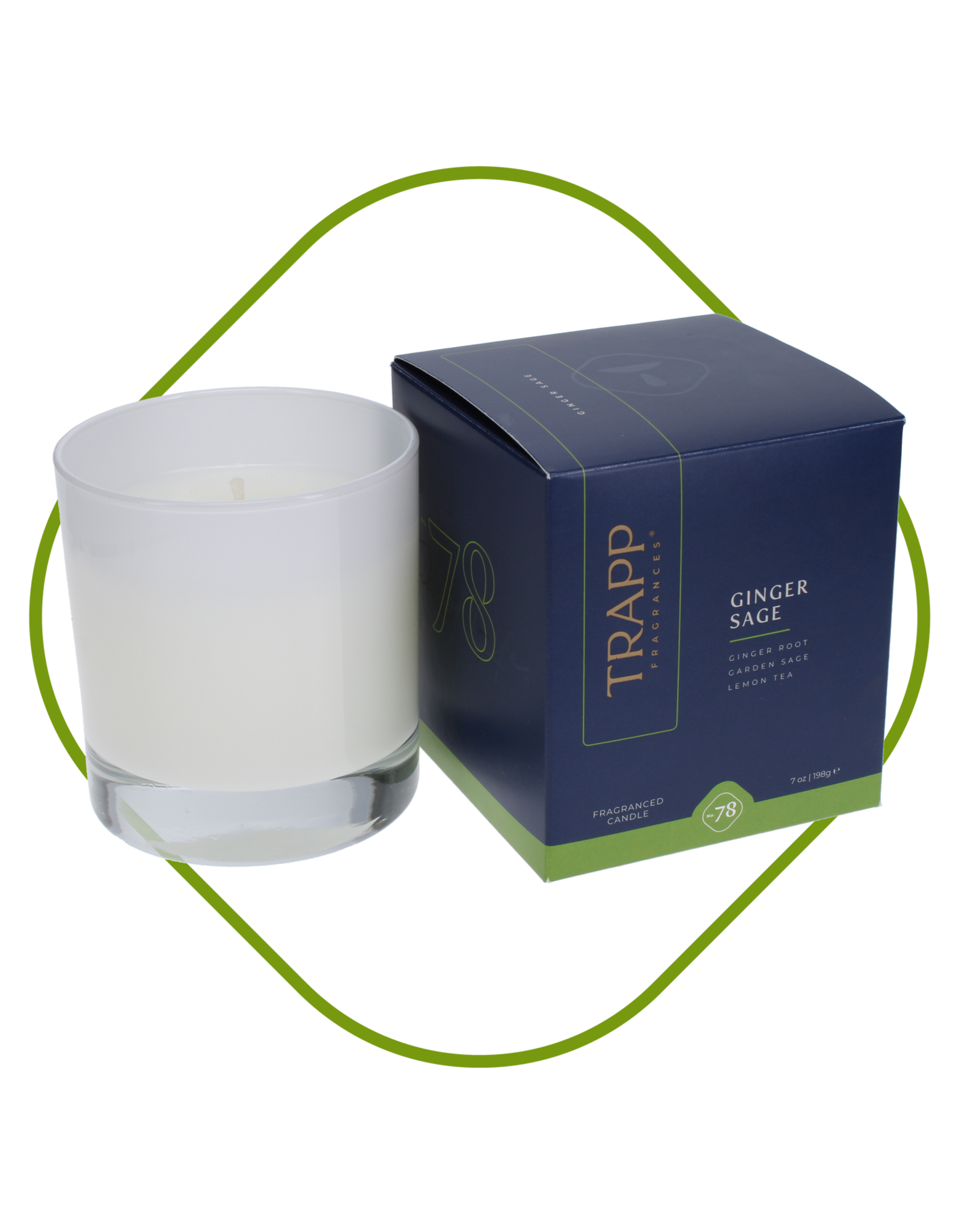 Trapp Trapp No. 78 Ginger Sage 7 oz. Candle in Signature Box