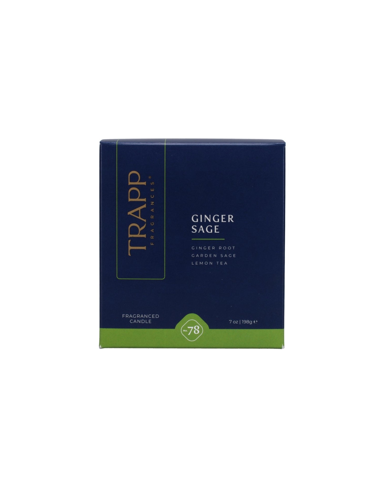 Trapp Trapp No. 78 Ginger Sage 7 oz. Candle in Signature Box