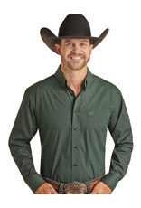 Panhandle Mens Poplin Print Shirt