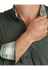 Panhandle Mens Poplin Print Shirt