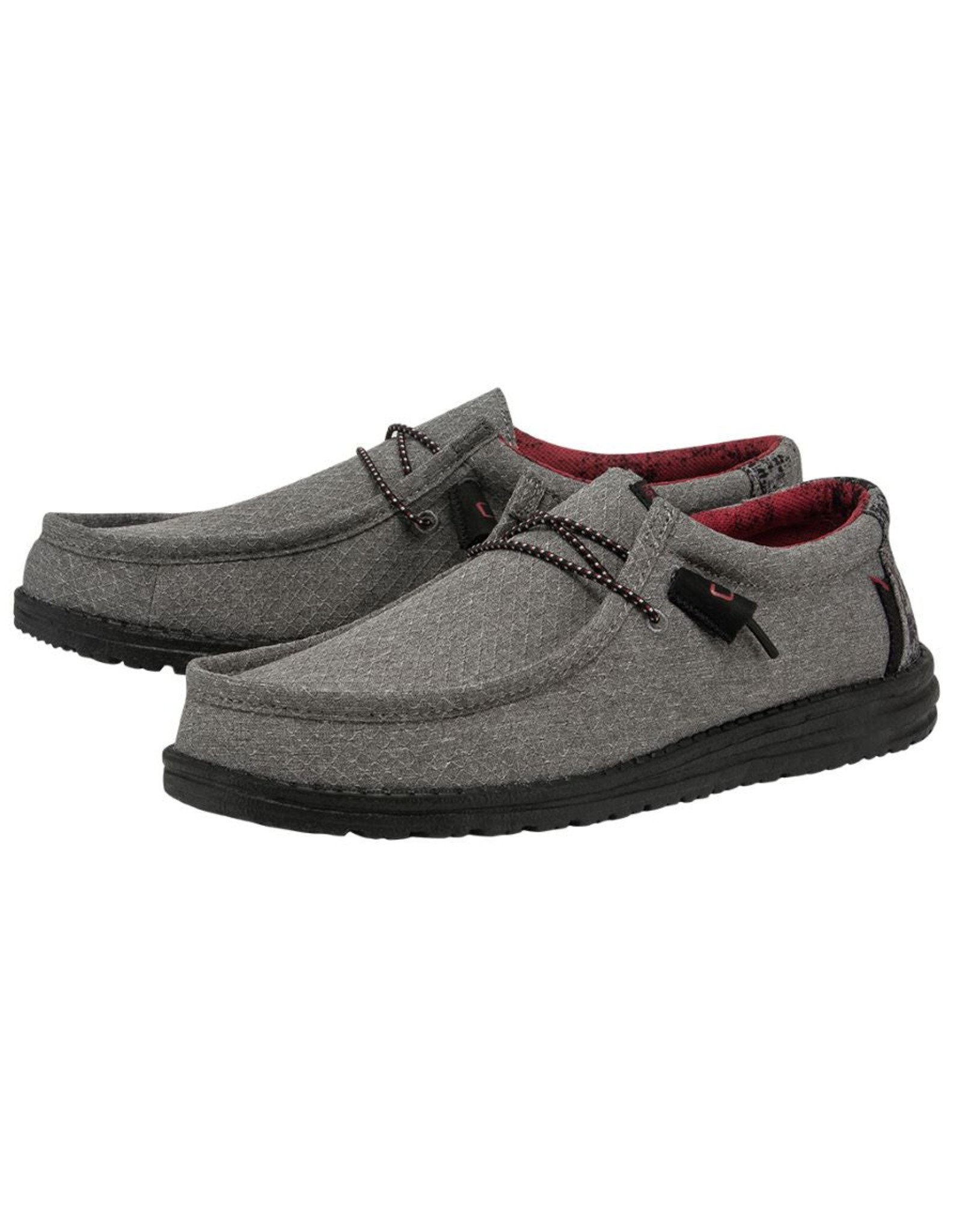 Hey Dude Hey Dude Wally Eco Ascend Ripstop Grey