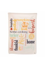 The Royal Standard Thanksgiving Blessings Hand Towel Cream/Multi 20 x 28