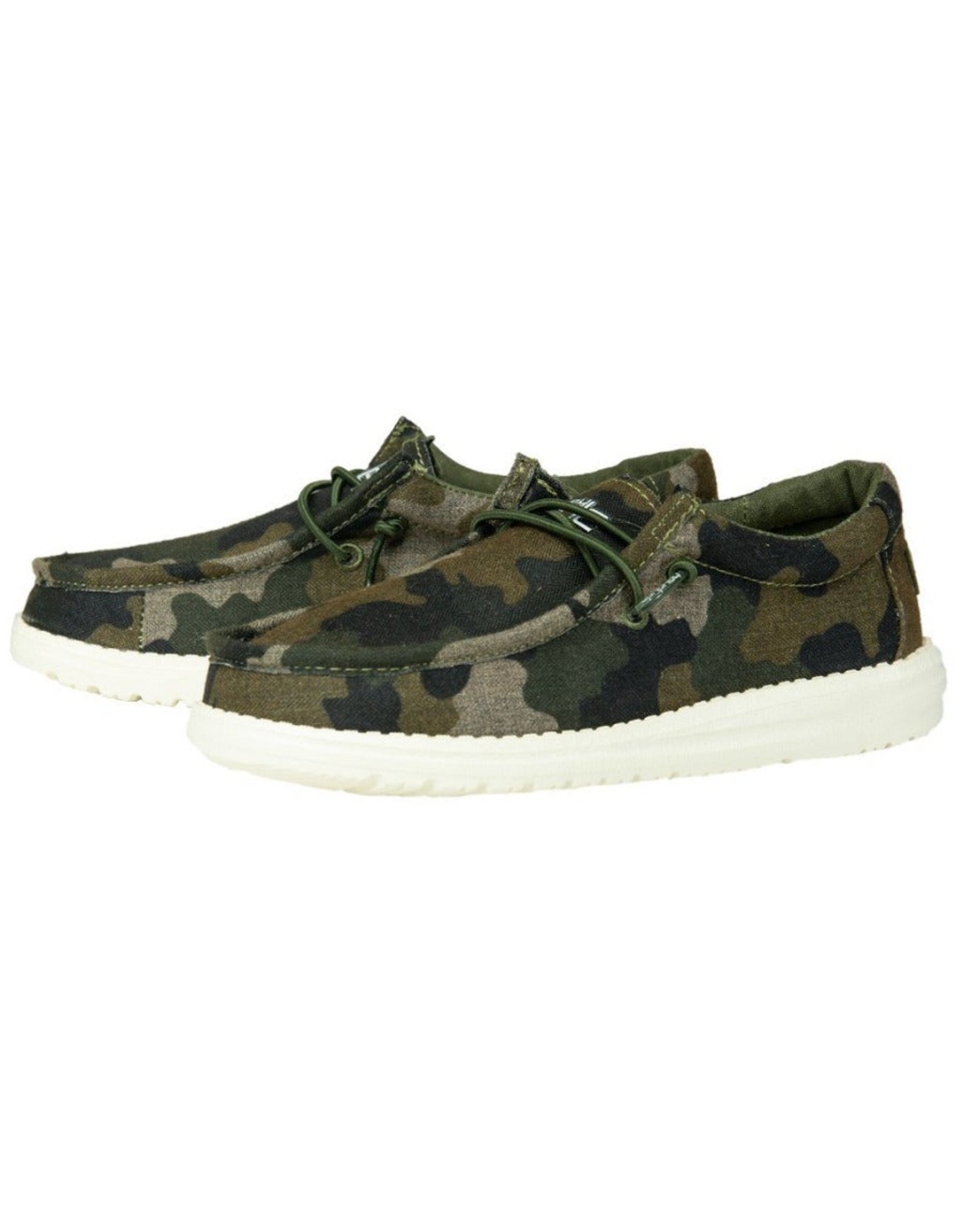 Hey Dude Hey Dude Wally Youth Linen Camo