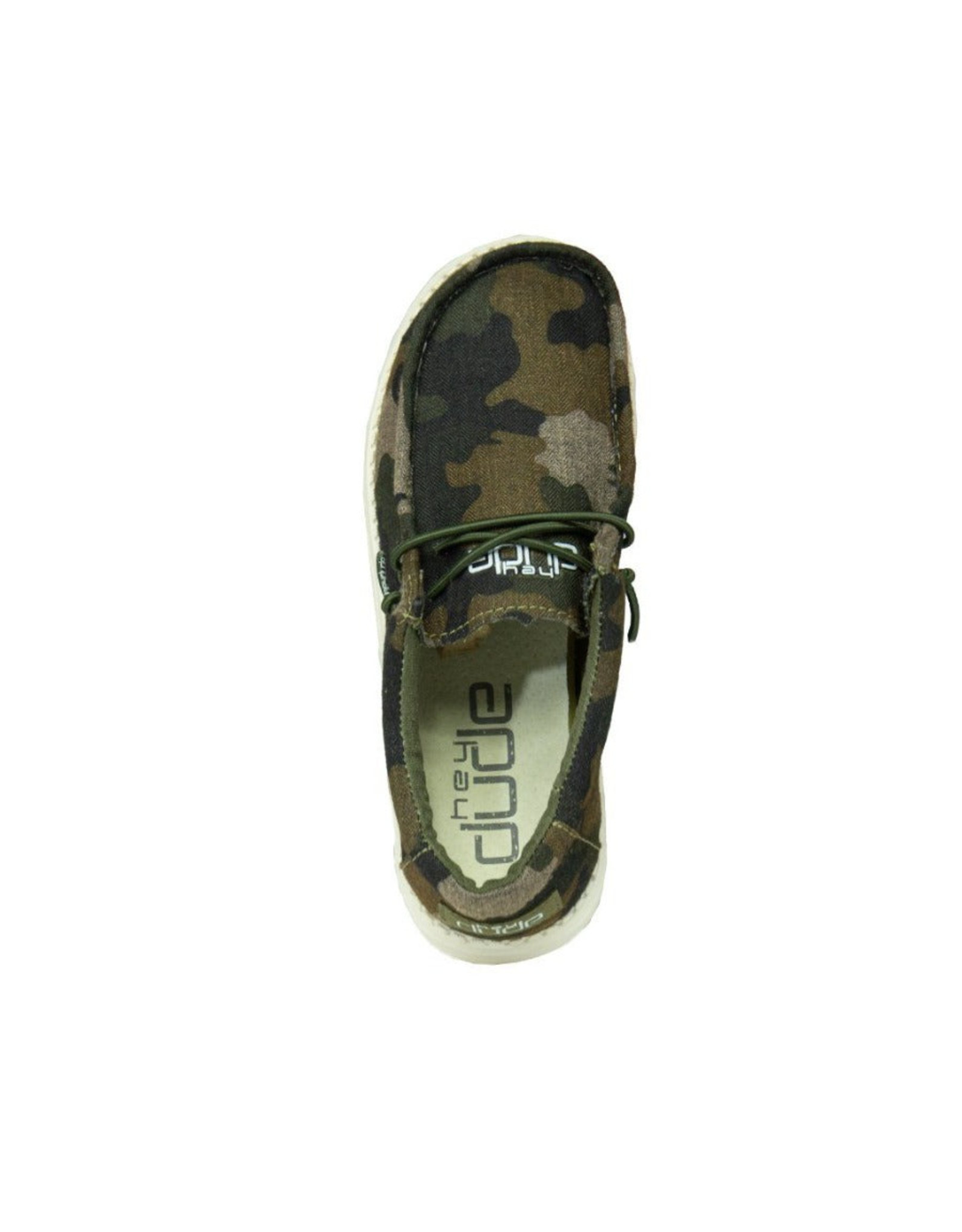 hey Dude Wally Youth Linen Camo BlantonCaldwell
