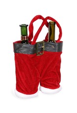 Santa Double Wine Pants Red/Black/White 8x12x4