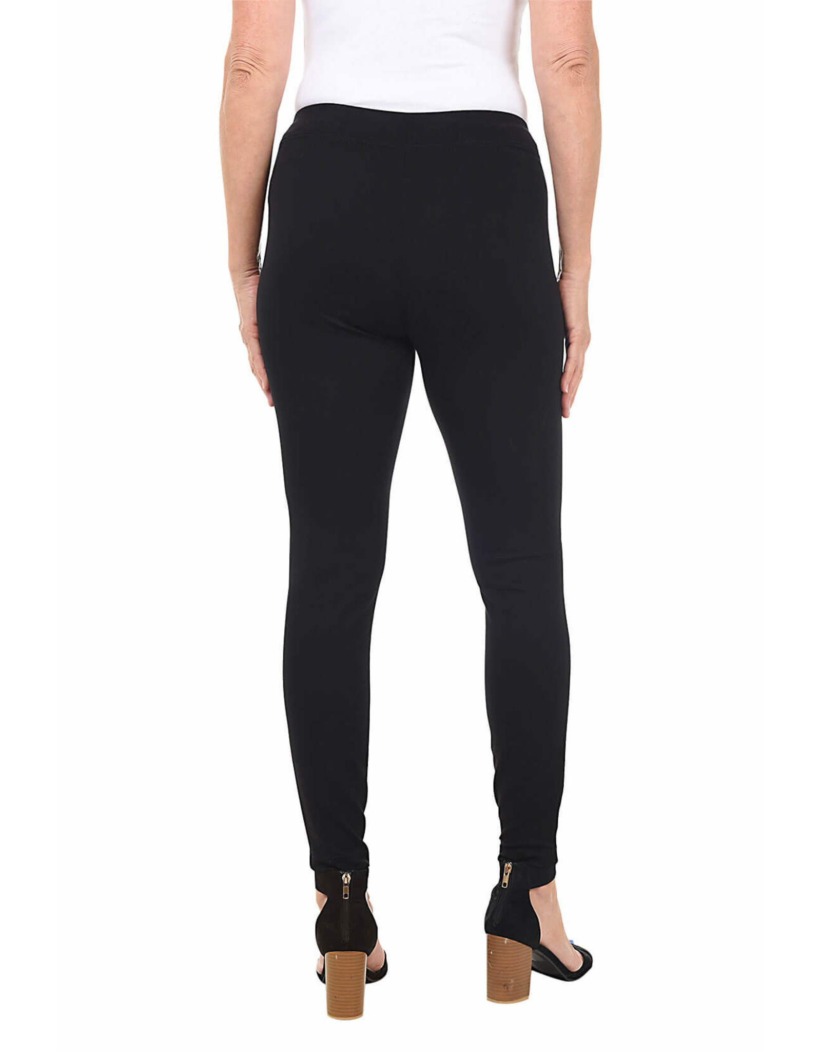 Solid Pull-On Compression Knit Pant