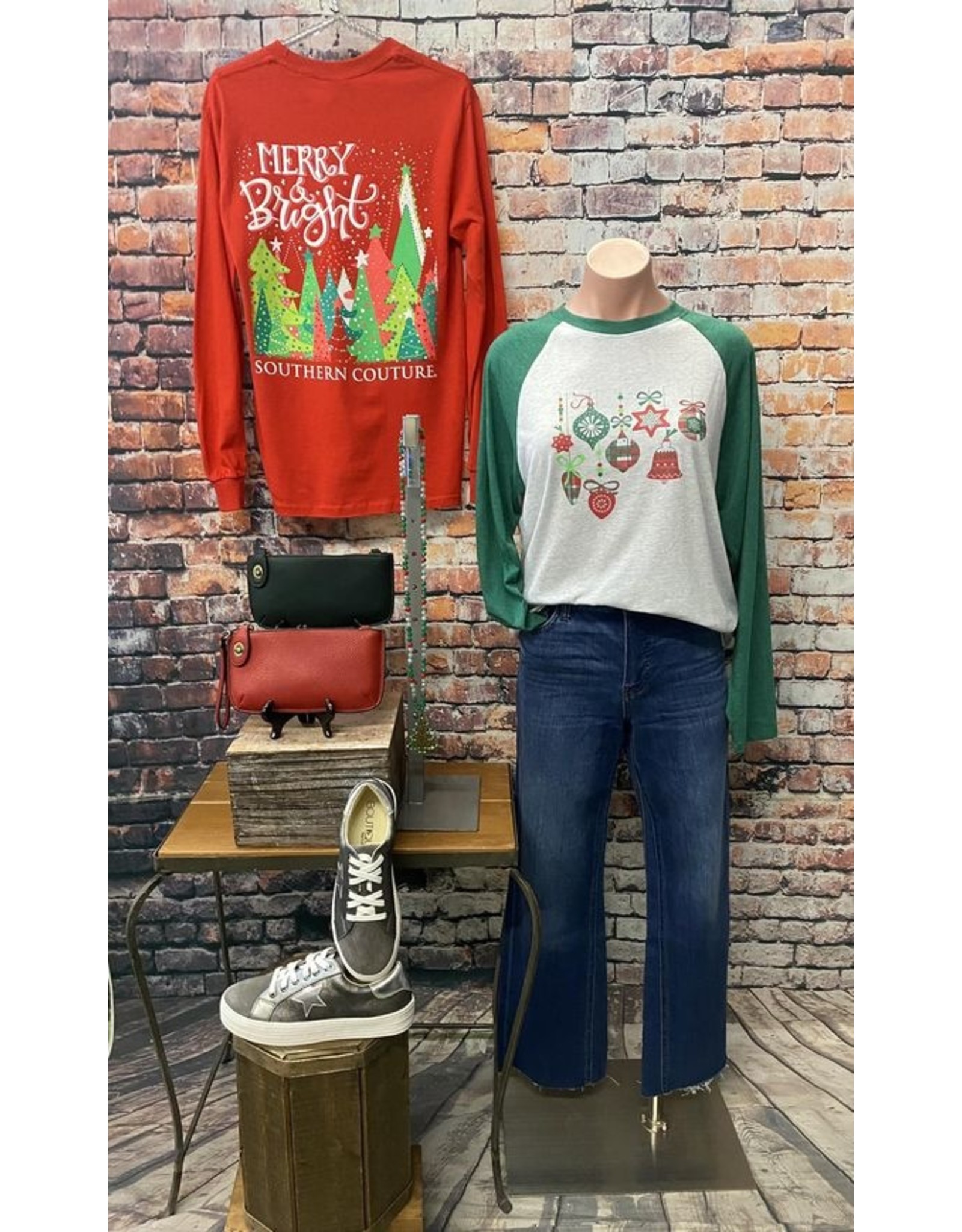 The Royal Standard Alpine Plaid Ornament Raglan T-Shirt