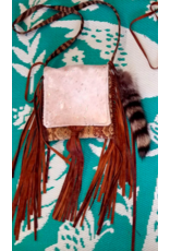 Cross Body Purse with Fringe and Coon Tail