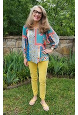 Tolani Multi Color Bianca Blouse