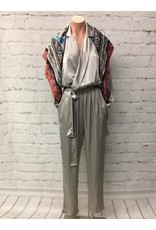 Metallic Silver Jumpsuit