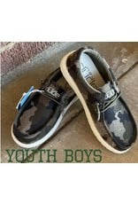 Hey Dude Hey Dude Wally Youth Linen Camo