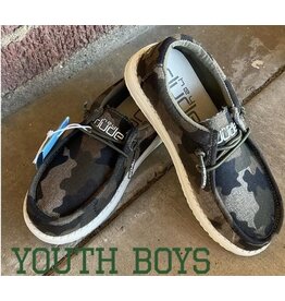 Hey Dude Hey Dude Wally Youth Linen Camo