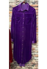 Villa Park Button Down Dress with Chest Pockets