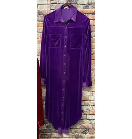 Villa Park Button Down Dress with Chest Pockets