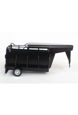 Little Buster Toys Little Buster Gooseneck Half Top Trailer Black