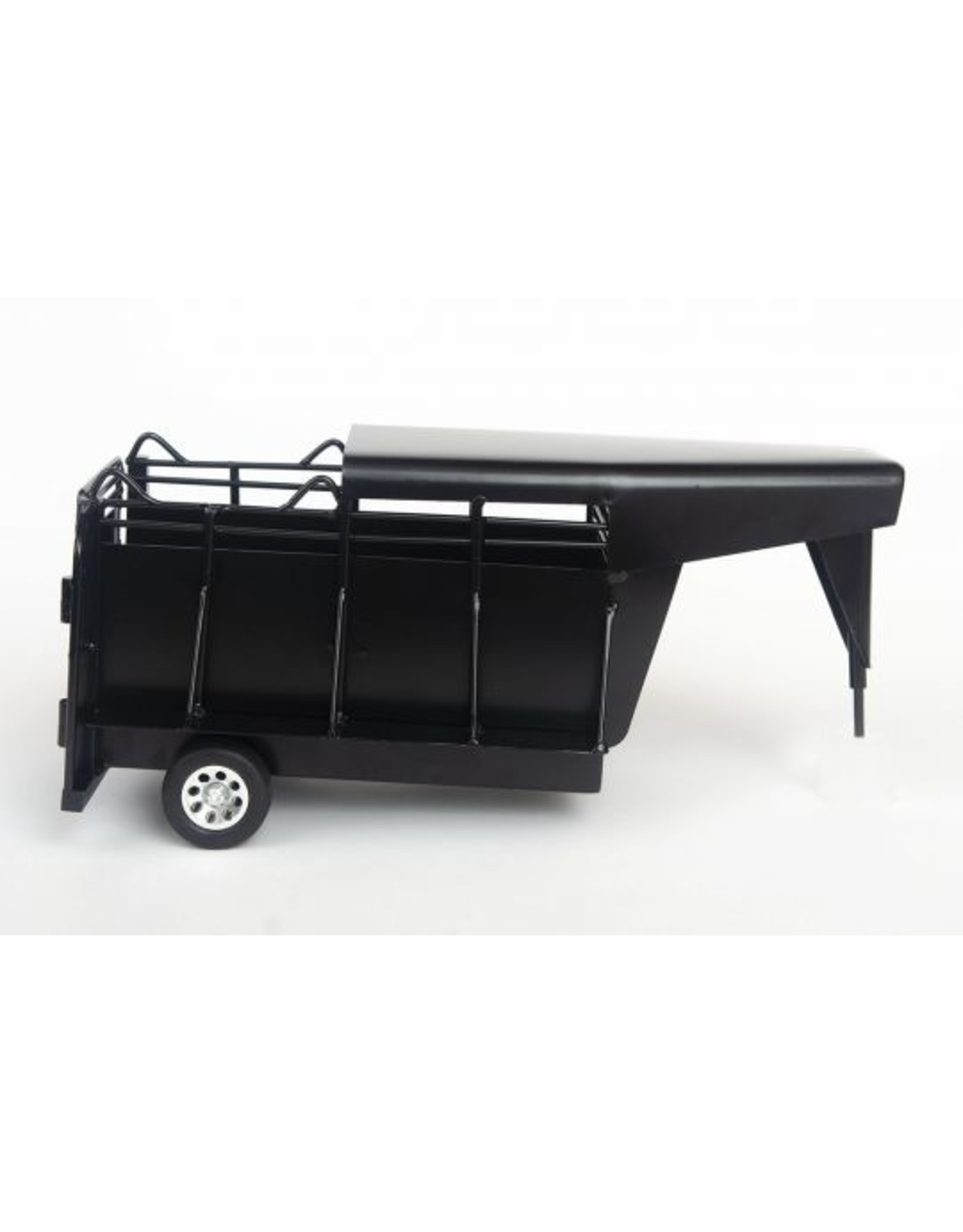 Little Buster Toys Little Buster Gooseneck Half Top Trailer Black