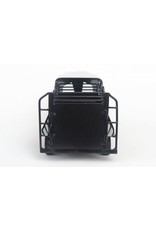 Little Buster Toys Little Buster Gooseneck Half Top Trailer Black