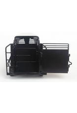 Little Buster Toys Little Buster Gooseneck Half Top Trailer Black