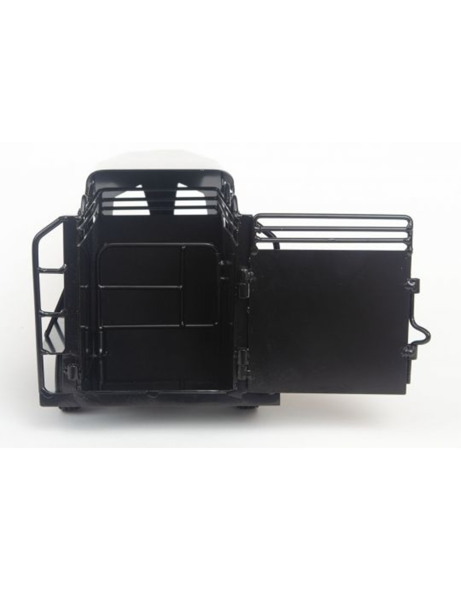 Little Buster Toys Little Buster Gooseneck Half Top Trailer Black