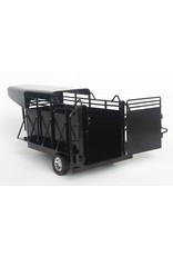 Little Buster Toys Little Buster Gooseneck Half Top Trailer Black