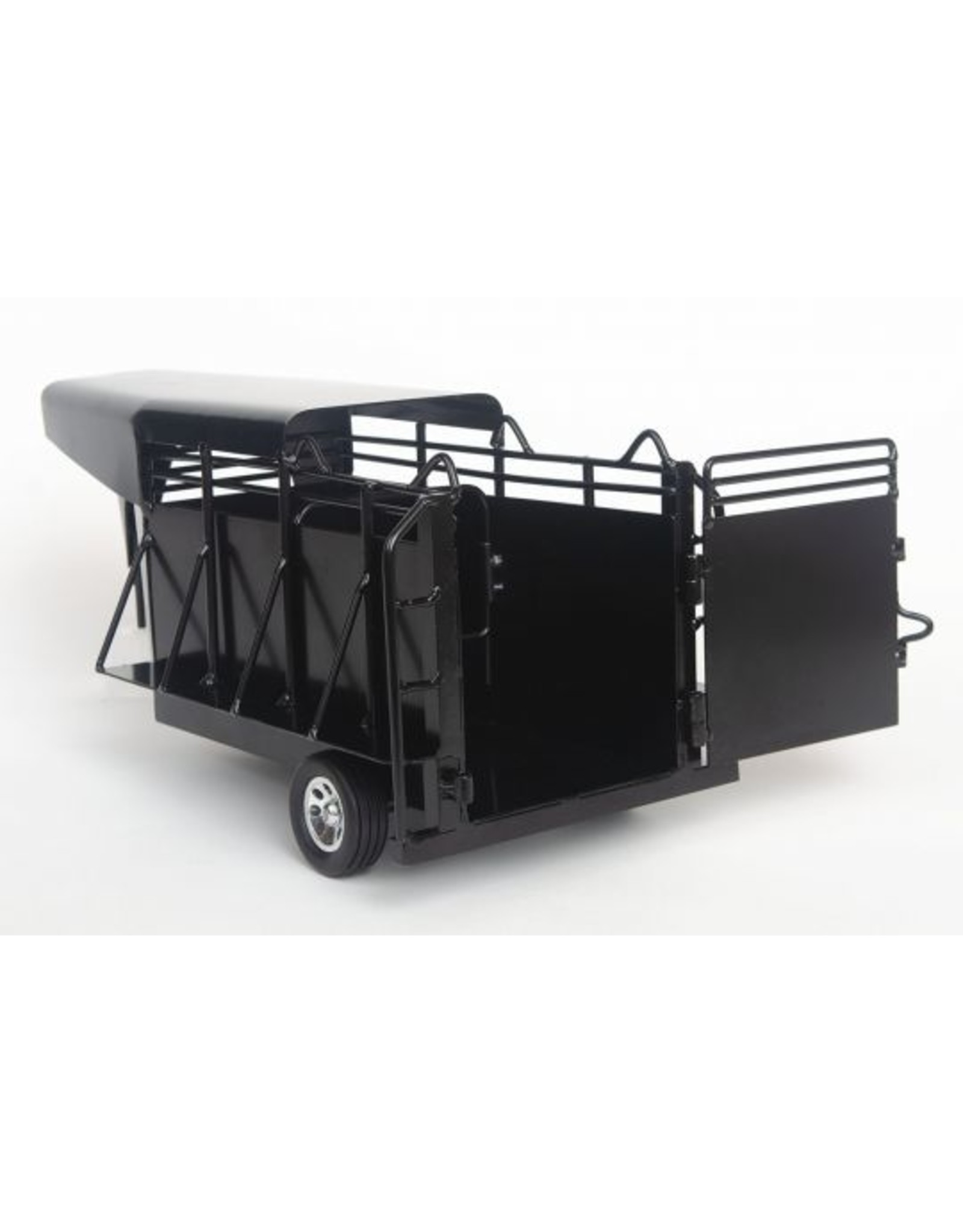 Little Buster Toys Little Buster Gooseneck Half Top Trailer Black