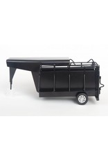 Little Buster Toys Little Buster Gooseneck Half Top Trailer Black