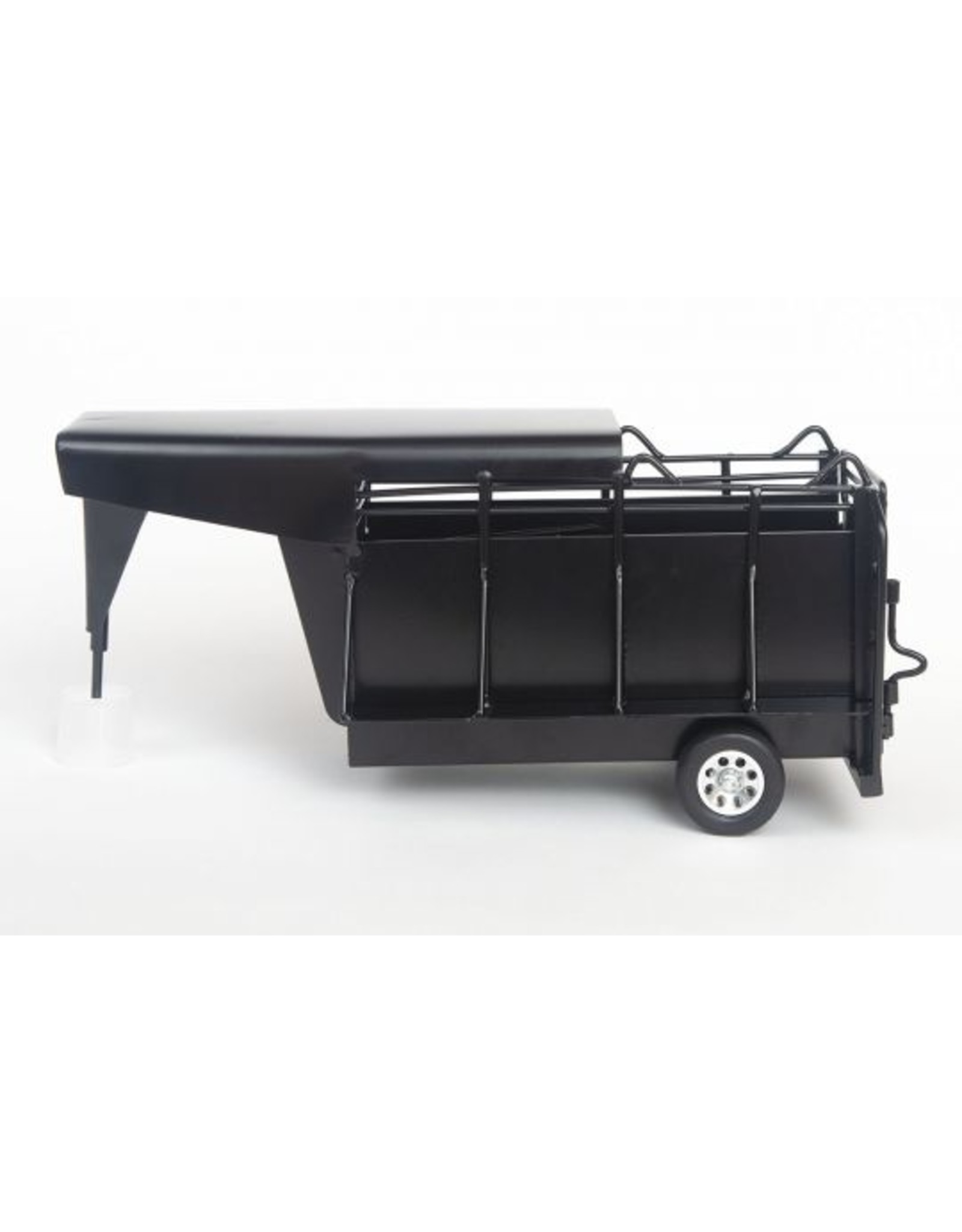 Little Buster Toys Little Buster Gooseneck Half Top Trailer Black