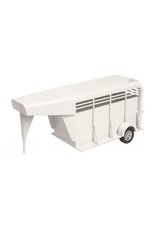 Little Buster Toys Little Buster Gooseneck Stock Trailer White