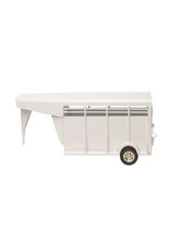 Little Buster Toys Little Buster Gooseneck Stock Trailer White