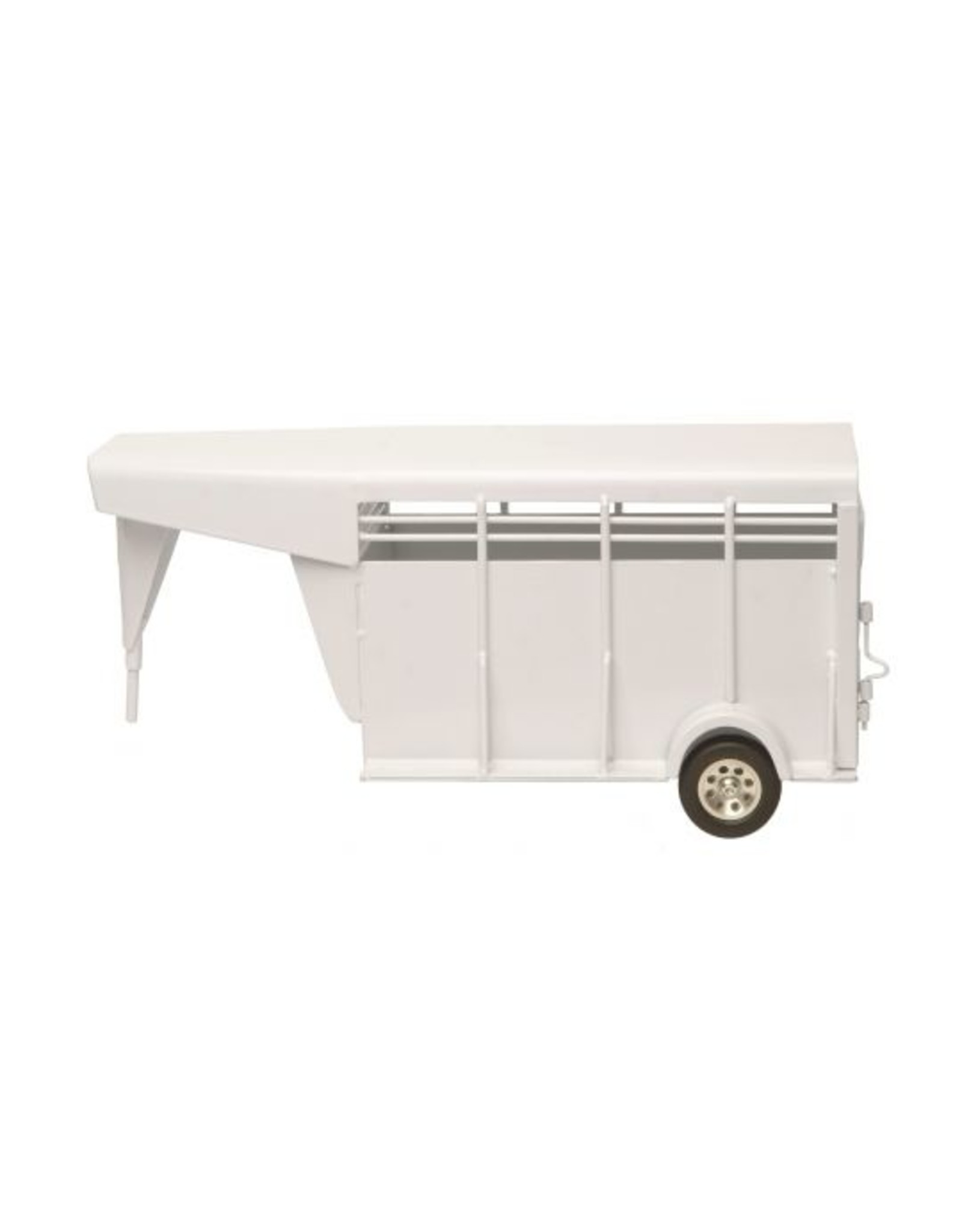 Little Buster Toys Little Buster Gooseneck Stock Trailer White