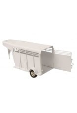 Little Buster Gooseneck Stock Trailer White